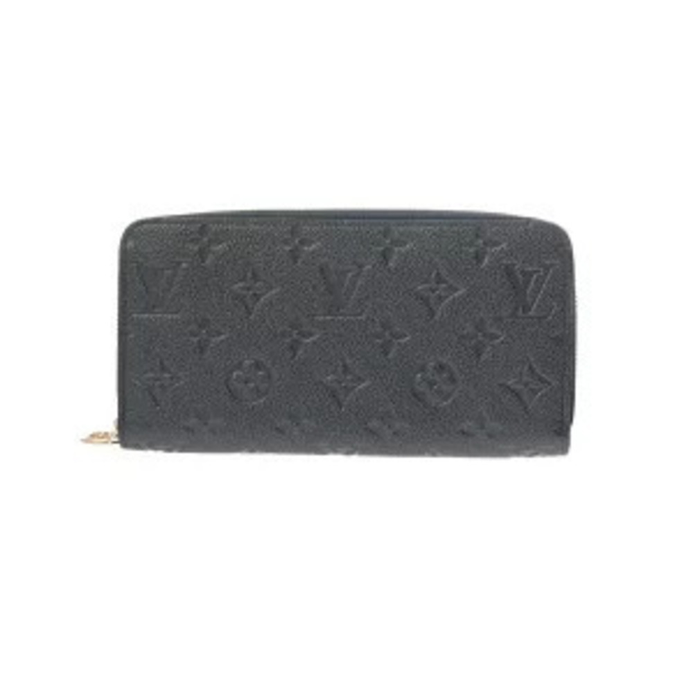 Louis Vuitton Monogram Zippy Wallet Navy Blue Empreinte Long